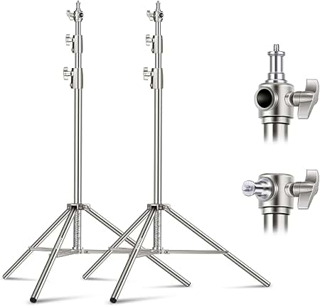 Amazon.com: NEEWER 7.2ft/2.2m Stainless Steel Light Stand, Spring